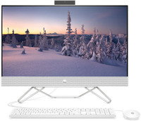 HP All-in-One 27 Core i3 (8 GB DDR4/512 GB SSD/Windows 11 Home/27 Inch Screen/All-in-One 27-CB1345IN) with MS Office(Starry white)