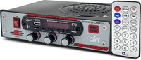 ain Multimedia Speaker with Bluetooth, USB, SD Card , AC/DC FM Radio 80 W AV Power Amplifier(Black, Grey)