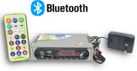 HSNAKE mini mp3 player with FM,AUX,USB,BLUETOOTH,SD-MMC 20 W AV Control Amplifier(Silver)