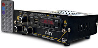 ain Fm Radio with Bluetooth speaker , USB , SD Card , Portable fm Radio 80 W AV Power Amplifier(Black)