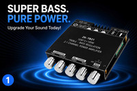 AJ COLLECTIONS TB21_2.1 200 W AV Power Amplifier(Black)