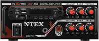ots world DJ Remix Stereo Audio Class-D Amplifier Support 10inch Speaker Power AC/DC Both 400 W AV Power Amplifier(Black)