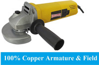 DUMDAAR Yellow 950W Electric Angle Grinder Machine with 100% copper Angle Grinder(100 mm Wheel Diameter)