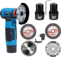 purvish 3" Cordless Angle Grinder – Compact Design with 2 Rechargeable Batteries Angle Grinder(75 mm Wheel Diameter)