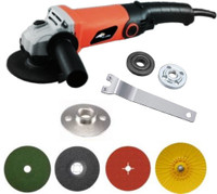 RanPra RH-323 REDHORSE with CUTTING & FIBER DISC HEAVY DUTY 1100 W Angle Grinder(100 mm Wheel Diameter)
