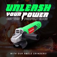 AEGON 4 inch, 1200W AG100PA-HD-Accessories Heavy Duty Cutting Polishing Angle Grinder(100 mm Wheel Diameter)