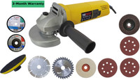 Inditrust Ultrafast 900W machine with multiple accessories Cutting,Sanding Angle Grinder(100 mm Wheel Diameter)