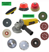 Inditrust Multi Use Powerful Grinder With Multi Usable Combo Angle Grinder (100 mm Wheel Diameter) Angle Grinder(100 mm Wheel Diameter)