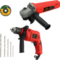 Hillgrove HGM917M1 4"inch Professional Heavy Duty Grinder with 13mm Power Drill Machine Angle Grinder(100 mm Wheel Diameter)