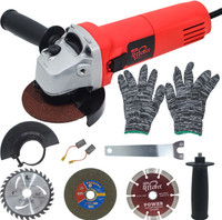 HPD Shakti 4Inch/100MM Hand Grinder With Free Metal Cutting ,TCT & Marble Blade Angle Grinder(100 mm Wheel Diameter)