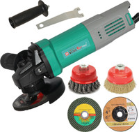 Digital Craft Electric Angle Grinder Machine PRO with 2Pc 3" Cup Brush & Metal Grinding Wheel Angle Grinder(100 mm Wheel Diameter)