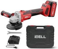 iBELL BA20-25 4.0Ah (BMC) Brushless,20V Max,100mm/4inch Disc,3-Speed,8500 RPM,Cordless Angle Grinder(100 mm Wheel Diameter)