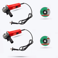 Hillgrove HGCM268M1 Professional High Quality Angle Grinder Machine with Wheel (Packo2) Angle Grinder(100 mm Wheel Diameter)