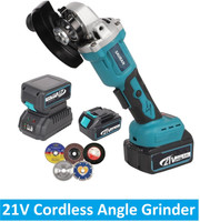 Sauran 21V Brushless Cordless Angle Grinder (CAG14) Angle Grinder(100 mm Wheel Diameter)