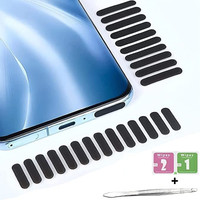 WAGKOVA Anti Dust Plug Accessory Combo for Suitable for all phone models including Android and iPhone(Black)