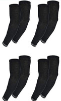 HARI KALYAN Cotton Arm Sleeve For Men & Women(Free, Black)