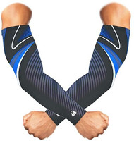 SUBHUSHA Polyester, Nylon Arm Sleeve For Men & Women(Free, Navy Blue)