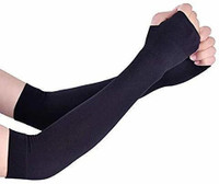 Lumicub SUNBURN PROTECTOR FOR FULL ARM SLEEVES FOR RIDERS Cycling Gloves(Black)