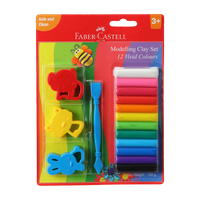 FABER-CASTELL 12 Mod 150 G With Toys Blister Art Clay(150 g)