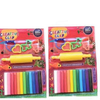 AMB Two Set Of Play And Learn Clay For Kids ( MULTICOLOR)