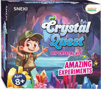 sneki Crystal Quest DIY Growing Crystals Kit Learning Fun Toy Gift Set for Kids Girls
