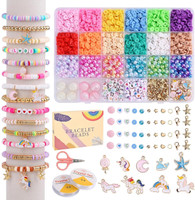 bondwet Unicorn Bracelet Making Kit for Girls, Jewellery Making Kit for Kids Bead Set