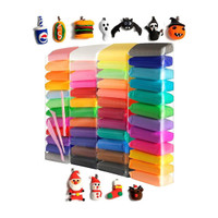 ELEXN Low Price Colourful Magic Air Dry Non-Toxic Modeling Bouncing Clay with Tools