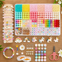 DEAROW ARTHASA Bracelet Making Kit for Girls | DIY Jewellery Bead Set for Kids