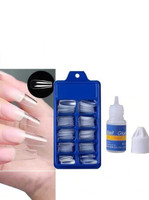 Hezruck NAil-1 Transparent(Pack of 100)