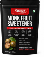 Essence Nutrition Monk Fruit Sugar - Zero Calorie Monk Fruit Sweetener - 1:1 Sweetness Like Sugar Sweetener(250 g)