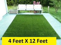 COMFY HOME Artificial Grass Door Mat(Green, Extra Large)