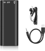 lookcam mp3 voice recorder 8Gb small size long battery backup 8 GB MP3 Player(Black, 0 Display)