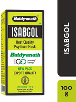 Baidyanath Isabgol Psyllium Husk Powder - 100gm | Digestive Health(100 g)