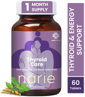 ZEROHARM Narie Thyroid Care Supplement for Energy, Hormone Balance & Regular Periods(60 Tablets)