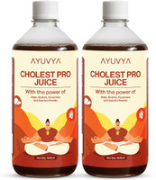 Ayuvya Cholest Pro, Cholesterol Care Juice�Supports Heart & Artery Health Naturally(Pack of 2, 2000 ml)