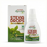 ALTOS Ayurveda Stevia Drops | 100% Natural Sweetener | Zero Calories | Sugar Free Sweetener(10 ml)