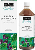 Kapiva Karela Jamun Juice | Natural Juice made from Fresh Karela and Jamun Seeds | Low Glycemic Index | No Added Sugar(1 L)