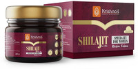 Krishna's Herbal & Ayurveda 100% Pure Shilajit Resin for Womens, Energy Stamina Strength & Overall Wellbeing(20 g)