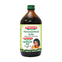 Baidyanath Mahamanjisthadi Kadha, Ayurvedic Blood Purifier Syrup, 450 ml(450 ml)
