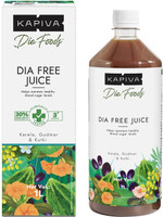Kapiva Dia Free Juice - Controls Blood Sugar Levels | Amla, Karela, Jamun & More(1 L)