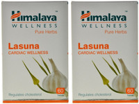 HIMALAYA Lasuna Cardiac Wellness (Pack of 2, Each Pack 60 Tablets)(Pack of 2, 60 Tablets, 60 Tablets)