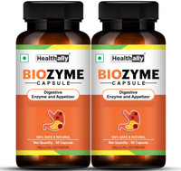 Health Ally Biozyme Capsule Digestive Enzyme Appetizer for Acidity Gas Bloating Relief(120 Capsules)