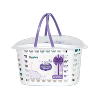 HIMALAYA HAPPY BABY GIFT BASKET (7 IN 1)(White)