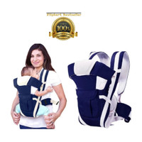 V N INTERNATIONAL High Quality Baby Carrier 4 In Position With Safety belt /Head Support Baby Carrier(Navy Blue, Front Carry facing in)