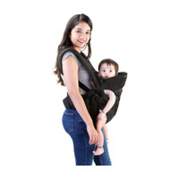 Beebaby Omni Breathe 3 in 1 Adjustable Baby Carrier with Head Support(3.5-12kgs Infants) Baby Carrier(Black, Front Carry facing in)