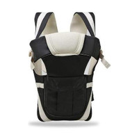 CTM EXPORTS Baby Carry Bags for 0 to 2 Years | Baby Carrier with Safety Belt | Baby Carrier, Carry Bag | Baby - 4 in 1 Bag - Black and Cream ( Black ) Baby Carrier(Black, Front Carry facing in)