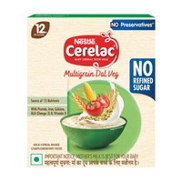 Nestle Cerelac Multi Grain Dal Veg Cereal from 12 to 24 Months Cereal(300 g, 12+ Months)