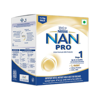 Nestle Nan Pro Stage 1, Infant Formula Milk Powder for Babies with Probiotic, Bag-in-Box(1.2 kg, Upto 6 Months)
