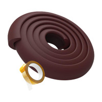 SYGA Baby Safety Strip Furniture Edge Cushion Cover, Brown (2 Meter 6.5 Feet Tape)(Brown)