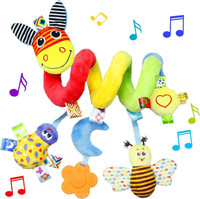 KolorFish Baby Crib Hanging Rattles Toys - Crib Bed Stroller Around Infants Bed Stroller Rattle(Multicolor)